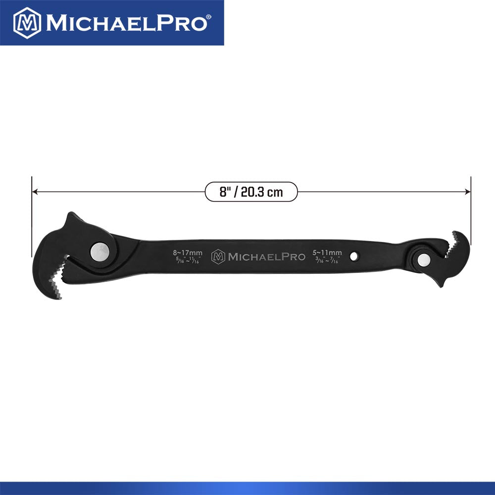 3/16” to 11/16" (5 to 17 mm) Dual Action Auto Size Adjusting Wrench (MP001229)