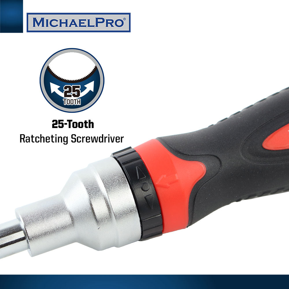 7-in-1 Ratcheting Screwdriver & Nut Driver (MP002025)