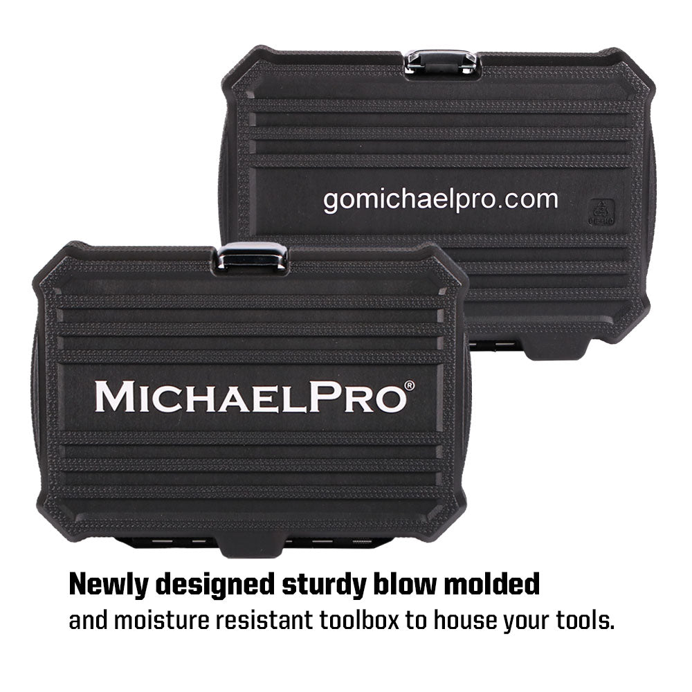 16 Piece 1/4 Inch Dr. 72T Ratchet Wrench Socket Set, Metric Sizes with Storage Case(MP005013)