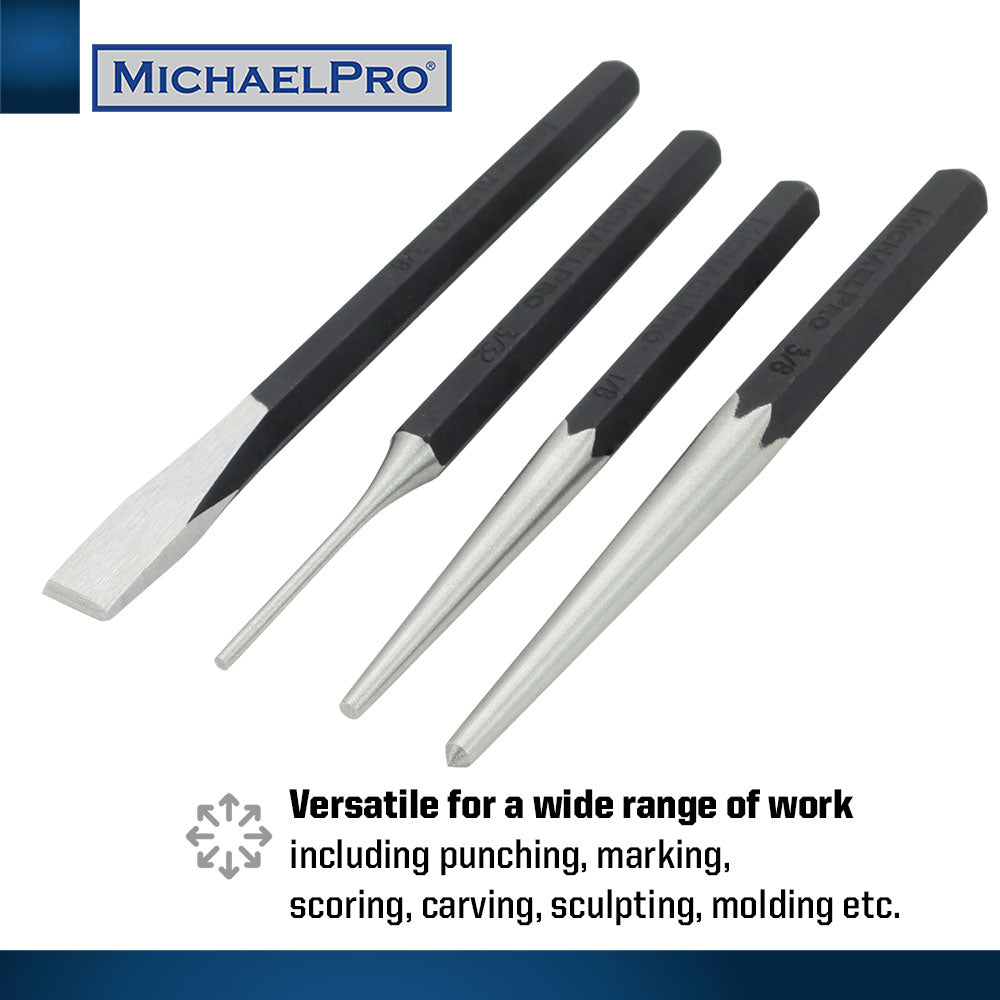 16-Piece Chisel and Punch Set, Heavy Duty (MP010030)