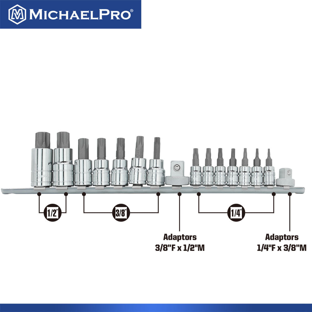 16-Piece Torx Bit Set (MP012022)