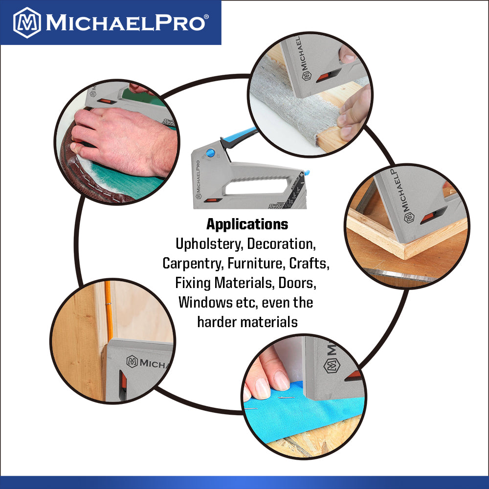 Aluminum Tacker/Staple Gun for Heavy Duty Usage (MP013011)