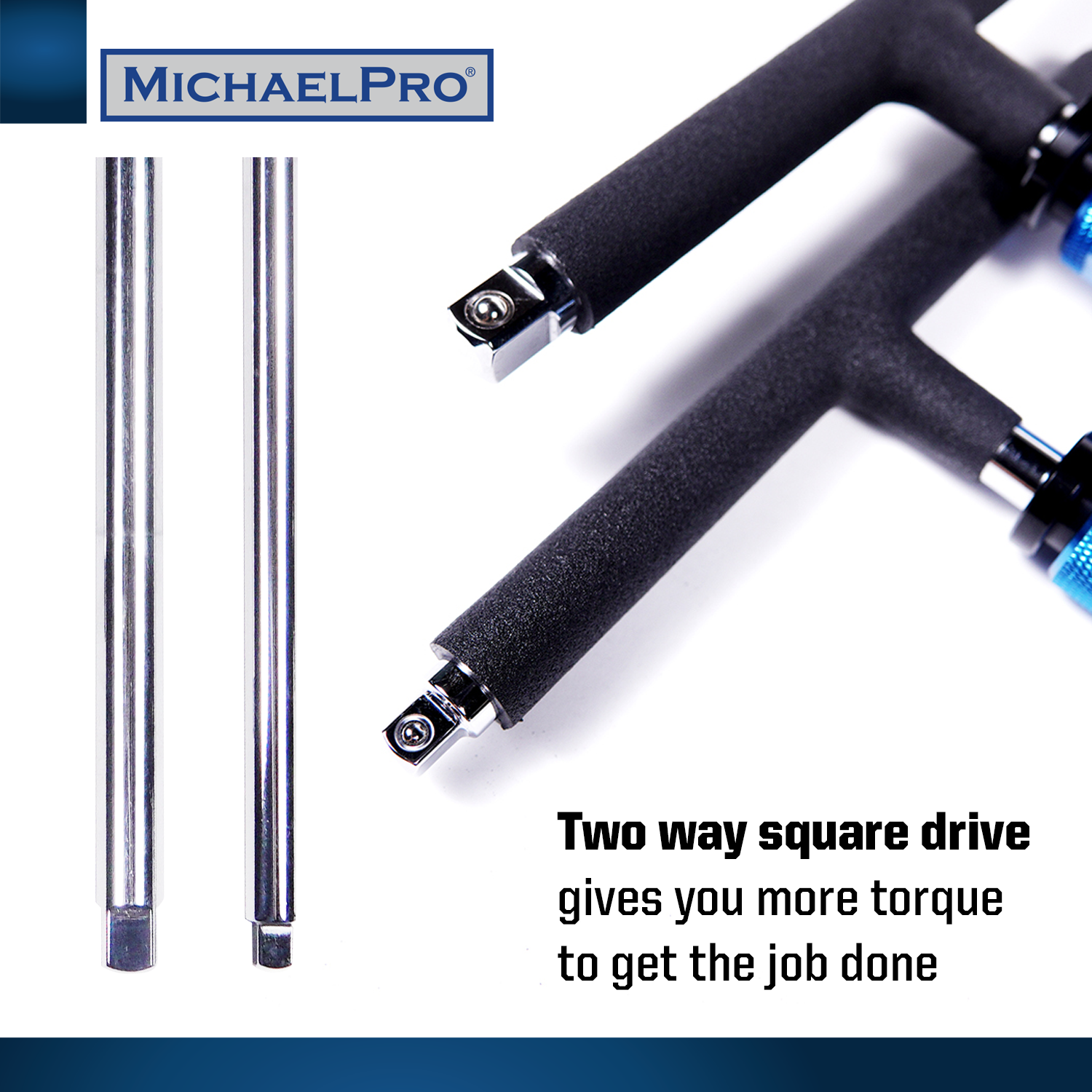 1/4" & 3/8" Drive 2 Way Speed Adjustable T-Handle Wrench Set (MP009015)
