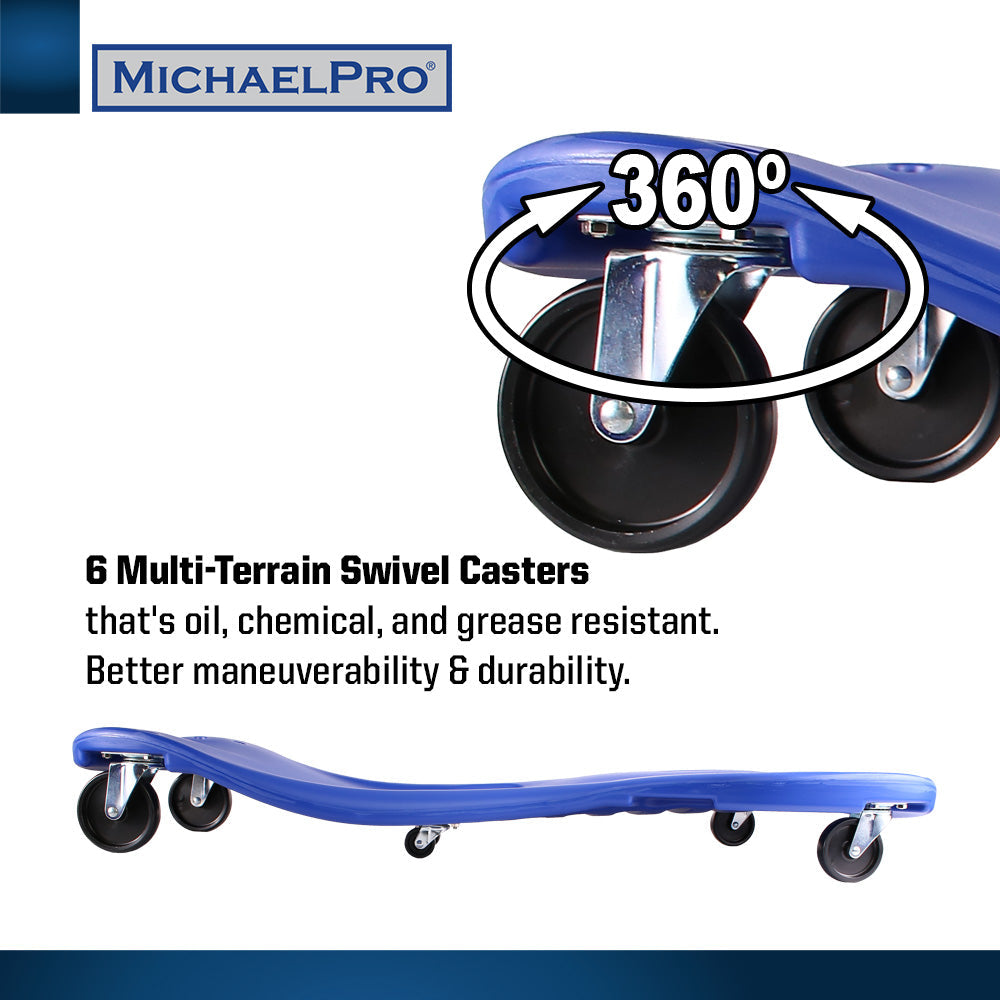 42-Inch Molded Plastic Mechanic Creeper (MP016004)